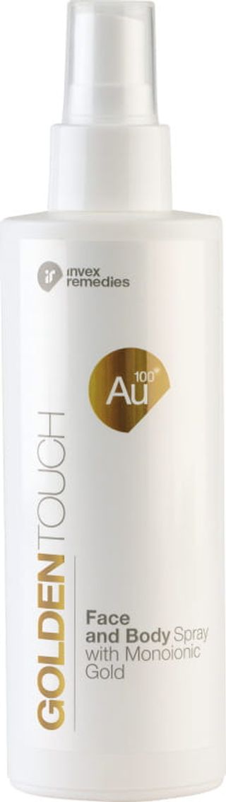 Mgiełka do twarzy i ciała ze złotem monojonowym GoldenTouch Au100 200ml Invex Remedies