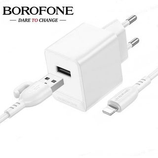 Borofone Bas11a Usb To Ip Ადაპტერი + Კაბელი Თეთრი (1მ)