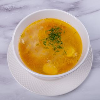 Суп лапша с курицей