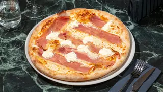 Pizza carbonara 1+1