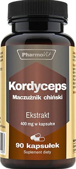 Kordyceps Maczużnik chiński ekstrakt 400mg 90 kapsułek PharmoVit