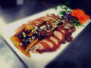 107. Pato Con Bambú Y Setas Chinas