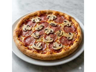 36 Pizza Salami & Champinón (30 Cm.)