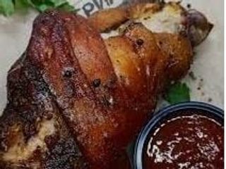 Рулька 2ХL в печі на вугіллі