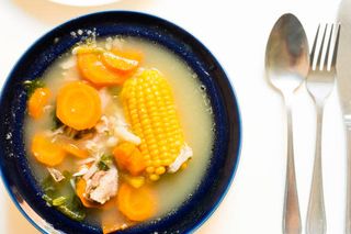 Sweet Corn Chicken Soup
