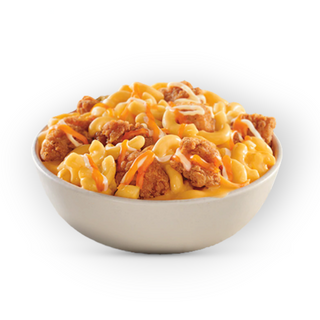 Mac n'cheese & crispy chicken