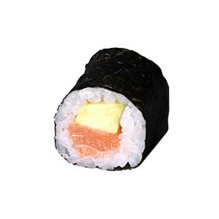 37A. Maki de salmón con aguacate (8 pzs.)