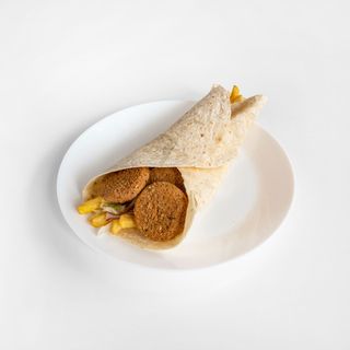 Piadina falafel vegetariana