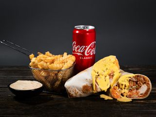 4X ყველის ვრაპის კომბო მენიუ