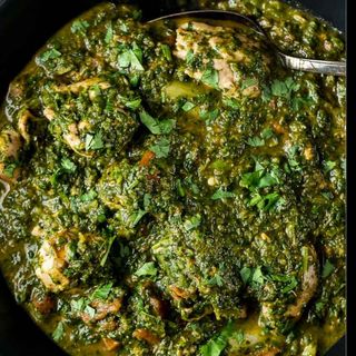 Palak With Chicken/pollo con espinacas 