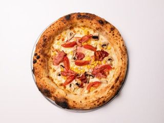 З шинкою та грибами (550g)