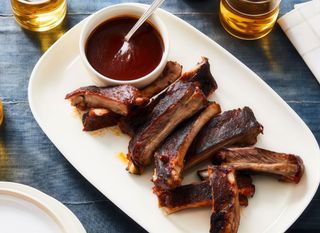 Costillas a la barbacoa con miel / Honey BBQ Ribs x 5