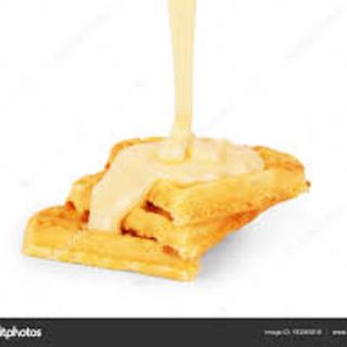 Gofre con Leche Condensada