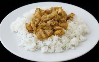 Arroz Blanco Con Curry