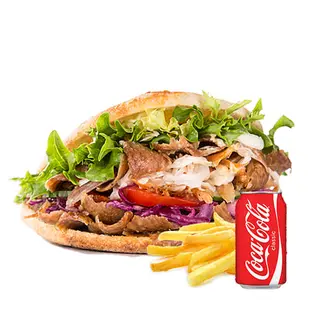 Menú Döner (Pan de Pita) Abierto