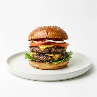 Hamburguesa Doble De Ternera