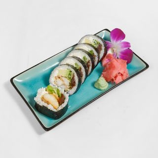 Futomaki pieczony okoń