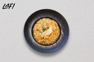 Rižot sa kozicama i tikvicama