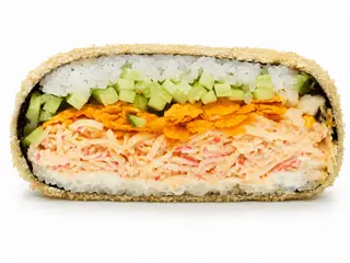 Суші-бургер зі сніжним крабом | М розмір (250g)