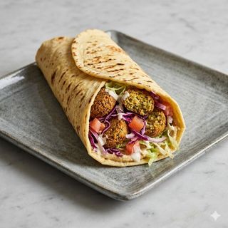 Piadina falafel