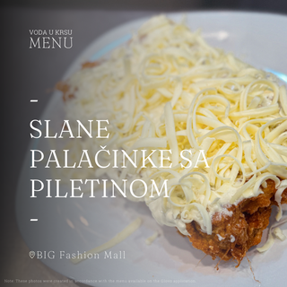 Slane palačinke sa piletinom i sirom