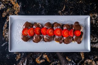 Nutella Strawberry Dutch Pancake