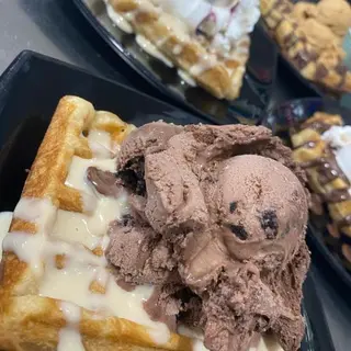 Gofre Con Helado