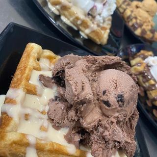 Gofre Con Helado