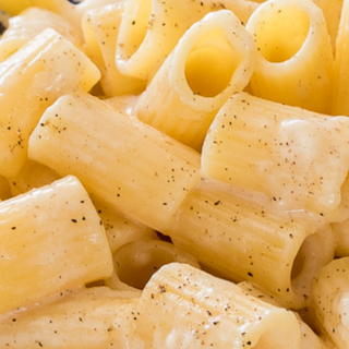 Rigatoni cacio e pepe 