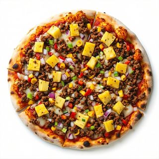 Hawaiian Mexican Beef Pizza (3 large)