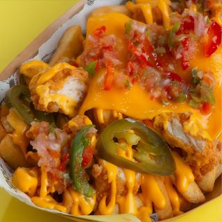 Spicy crispy chicken fries