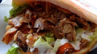 Panino döner kebab