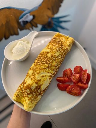 Omlet sa pršutom i sirom 400g