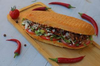 Հավի շաուրմա հացով