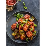 Paneer in Schezwan sauce