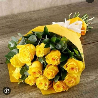 ყვითელი ვარდების თაიგული