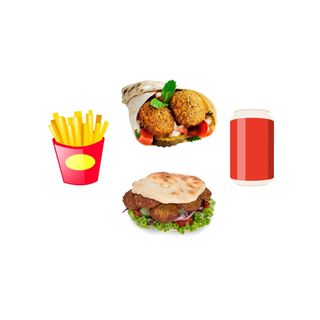 Falafel menù - piadina o panino