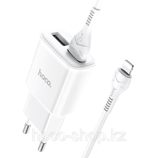 Зарядное устройство HOCO C88A с кабелем Lightning 
