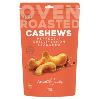 Artcaffe Chilli and Lemon Flavoured Cashews 135g
