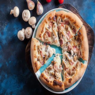 pizza bianca al bacon (normal)