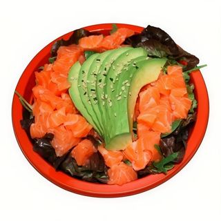 Ensalada de salmón con aguacate