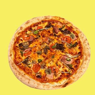 Неаполітанська піца з яловичиною та беконом