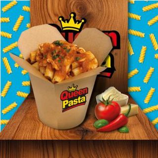 Rigatoni a la arrabiata de pollo 550 g.