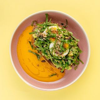 Avocado Toast With A Soft Egg