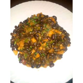 Njahi Served With Rice, Chapo, Ugali