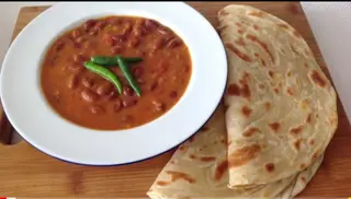 2 Chapati with Beans/Mbaazi