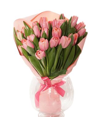 Bukiet z tulipanów w papierze 15szt.