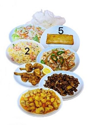 Menú especial para cinco personas