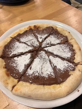 Pan De Pizza Con Nutella 30 Cm