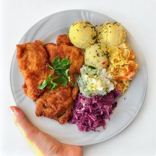 Kotlet drobiowy + zupa dnia
